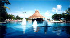 The pool at the Fiesta Americana Coral Beach, Cancun, Mexico