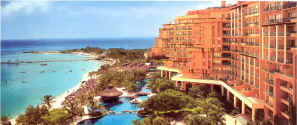 A postcard of the Fiesta Americana Coral Beach, Cancun, Mexico