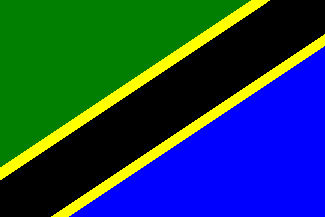 Tanzanian Flag 