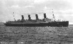 The Aquitania At Sea