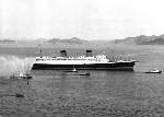 Queen Elizabeth Entering Hong Kong