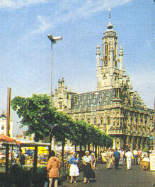 Townhall of the town Middelburg