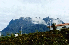 Mount Kinabalu From Fairy Garden Hotel