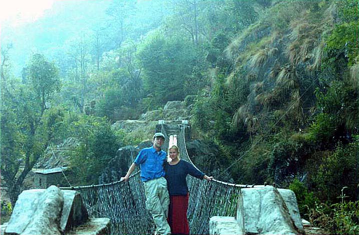 Tracey && Gareth on a bridge