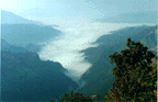 The valley below Nalma, early morning