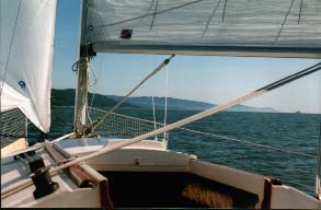 Entre l'le-aux-Coudres et Cap  l'Aigle