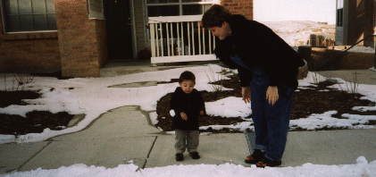 David's first White Christmas