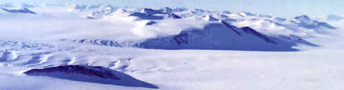 Lloyd Icefall tumbles into the Rennick Glacier Nv.