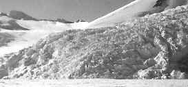 Whiplash Glacier tumbles down in a final frenzy.