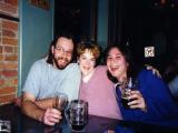 Doug, Jen and Carrie getting drunk...