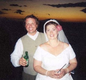 Wedding Cheers in Maui.