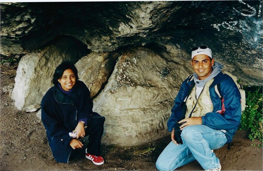 In a cave in Cumbemayo - Cajamarca