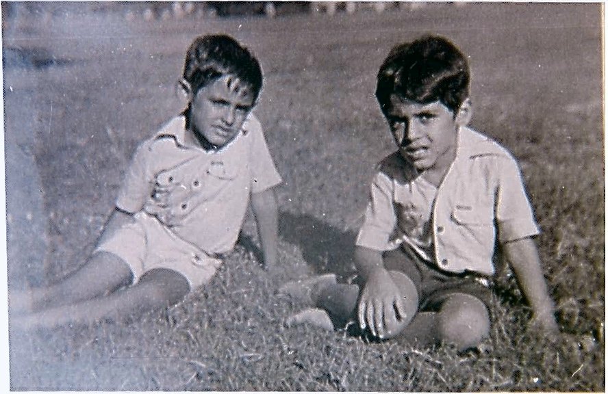 Me and my bro in the lawns of India Gate