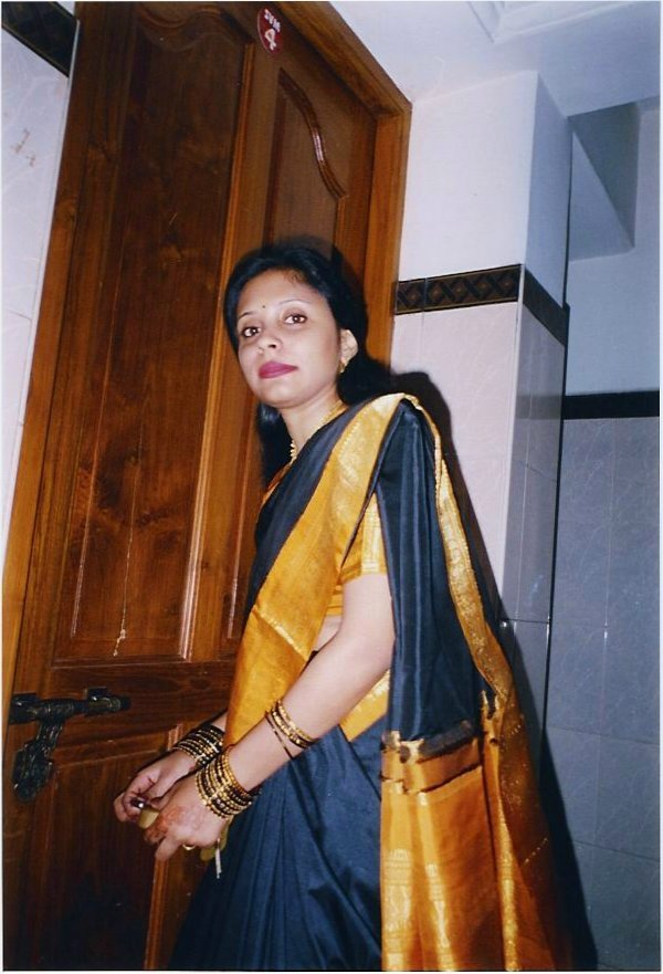 Clad in a Saree