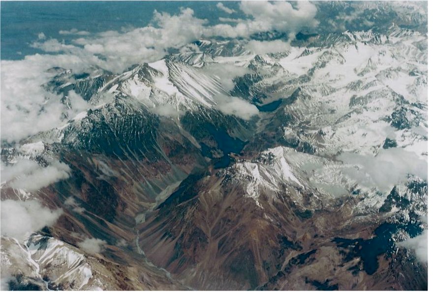 Andes from the bird'e eye view