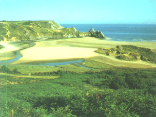 Three Cliffs Bay