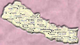 Map of Nepal