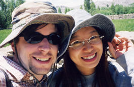 Charles and Weilin in Ladakh, India.  See more pictures on our travel page.