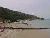 Totland Beach facing away from Pier