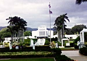 The Mormon Temple in La'ie