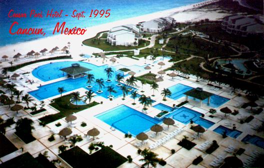 The pool at Ceasar Park Hotel