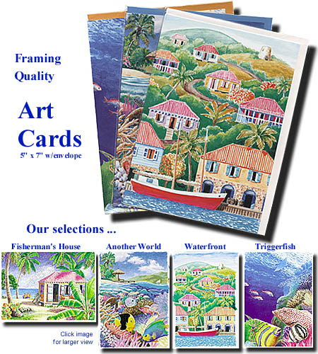 Flukes art cards from Tropical Memories