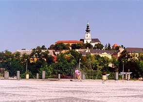 A view of the castle from Svatopluks square