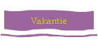 Vakantie