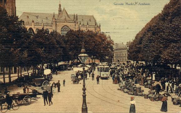 Arnhem Grote Markt plm. 1910