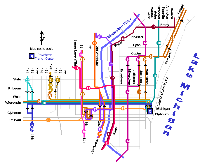 Downtown map