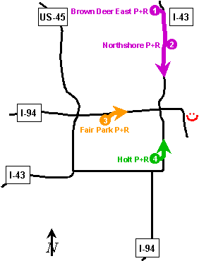 Shuttle Map