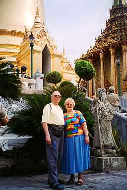 Wat Phra Kaew, Bangkok, Tajlanddia, Jacek and Joie Piwowarczyk, 2001