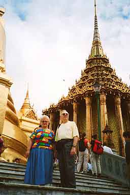 Wat Phra Kaew, Bangkok, Tajlanddia, Jacek and Joie Piwowarczyk, 2001