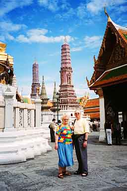 Wat Phra Kaew, Bangkok, Tajlanddia, Jacek and Joie Piwowarczyk, 2001