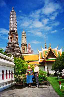 Wat Phra Kaew, Bangkok, Tajlanddia, Jacek and Joie Piwowarczyk, 2001