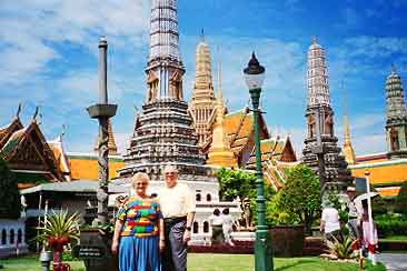 Wat Phra Kaew, Bangkok, Tajlanddia, Jacek and Joie Piwowarczyk, 2001