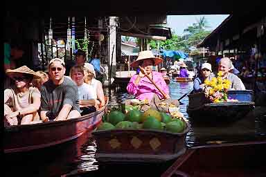 Damnoen Sanduk Floating Market, Tajlanddia, Jacek and Joie Piwowarczyk, 2001