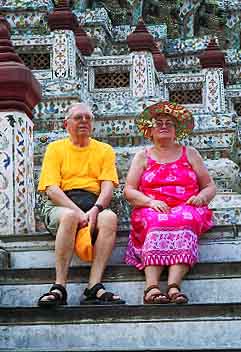 Wat Arun, Bangkok, Tajlanddia, Jacek and Joie Piwowarczyk, 2001