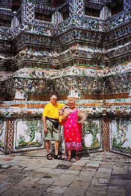 Wat Arun, Bangkok, Tajlanddia, Jacek and Joie Piwowarczyk, 2001