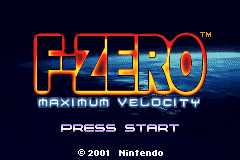 F-Zero tittel bilde