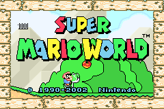 Super Mario World title