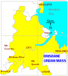 Brisbane urban mass