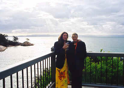 Freycinet Lodge Deck and Tasman Sea