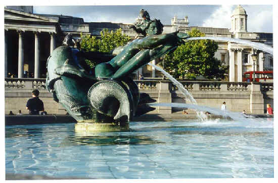 Fountain at Trafalgar Square