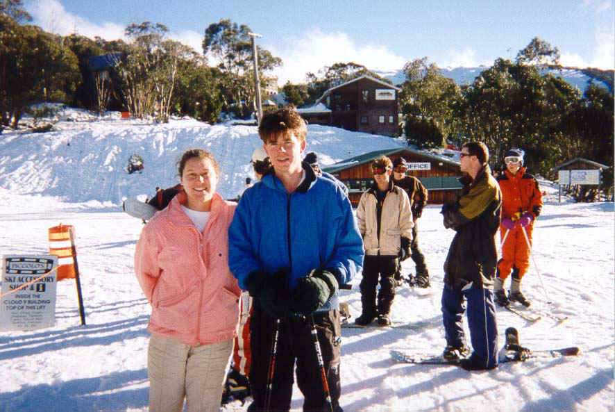 Mel and Mike at Halley's Comet Chair Lift