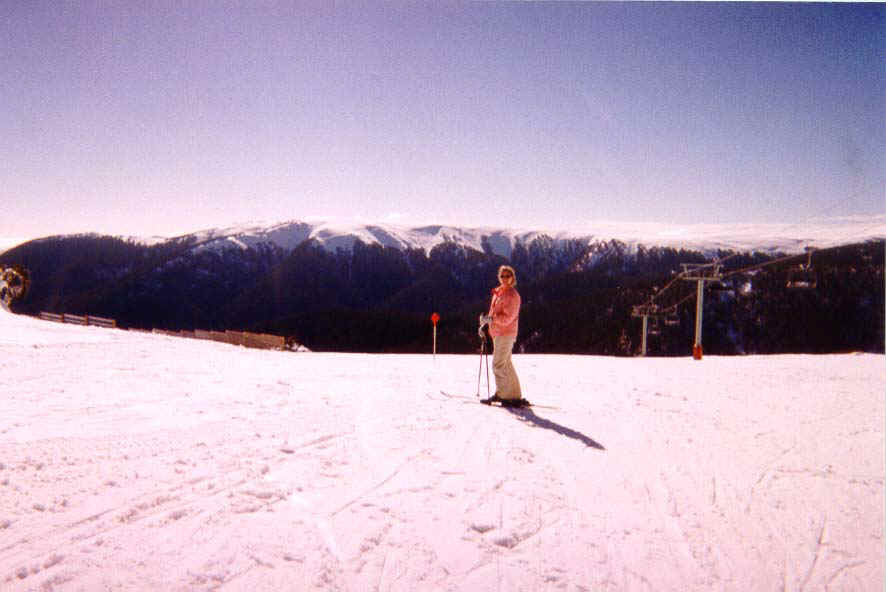 Mel on Skis