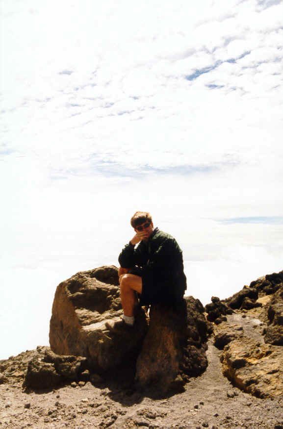 Mike on Ruapehu