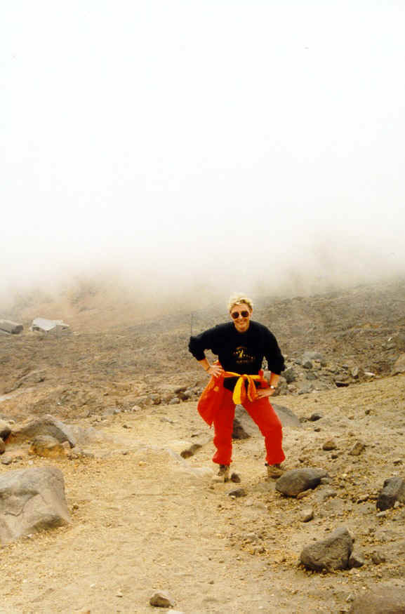 Mom Climbing Ruapehu