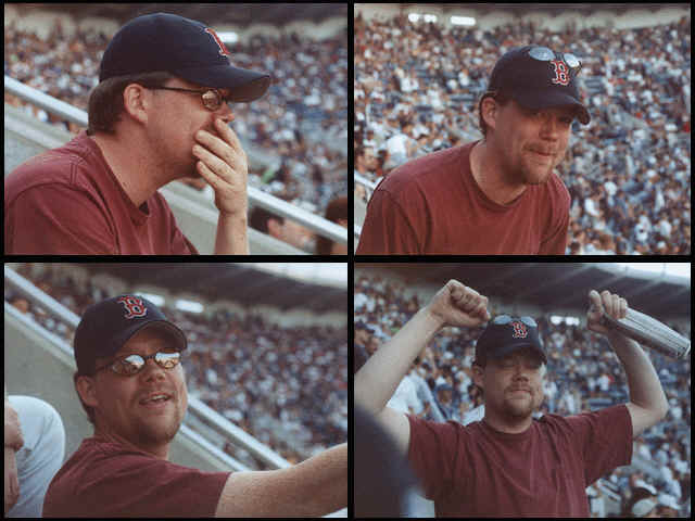 Sean at the Red Sox Game