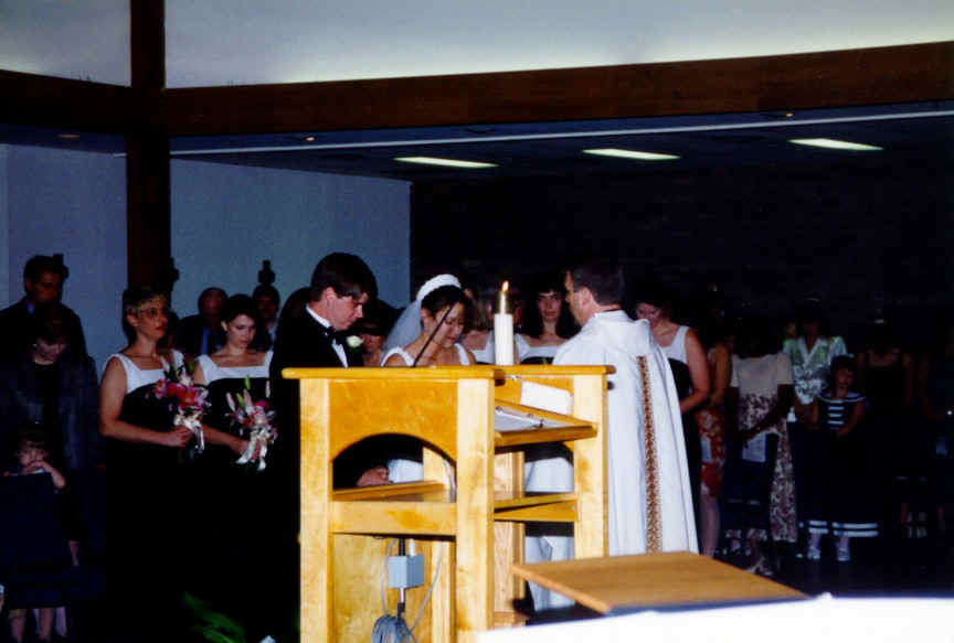 Mike and Mel at Altar